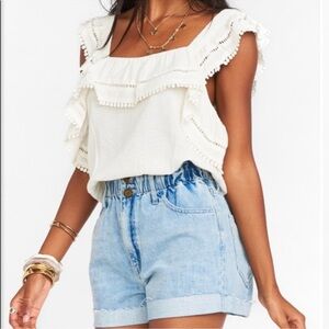 Show Me Your Mumu Rosalina Crop Top XS